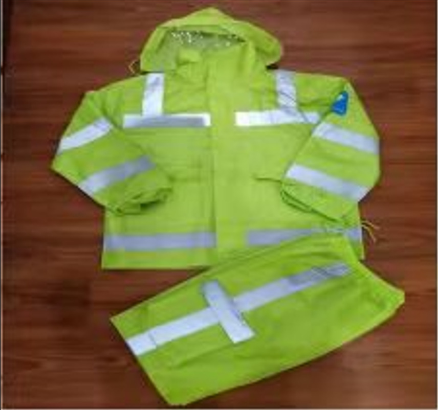 環衛工雨衣工作服勞保服分體雙層反光熒光綠雨衣市政掃地清潔工
